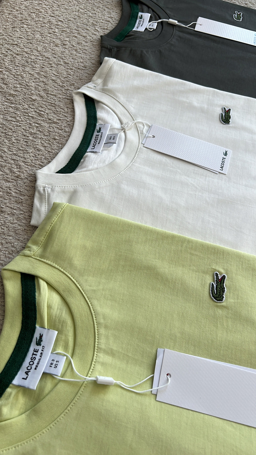 T-shirt Lacoste 100% coton Hommes