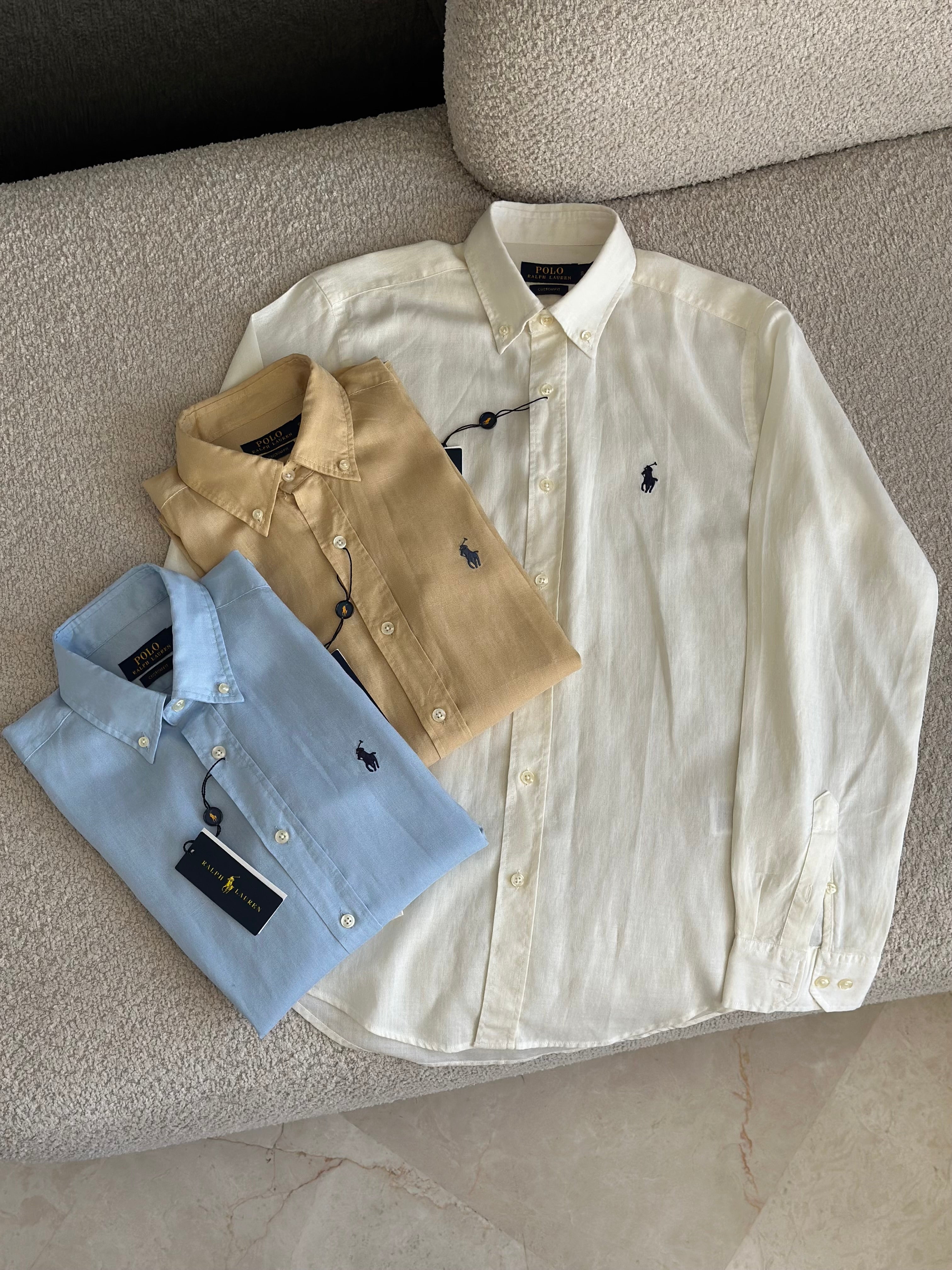 Chemise Ralph Lauren en 100% Lin Hommes
