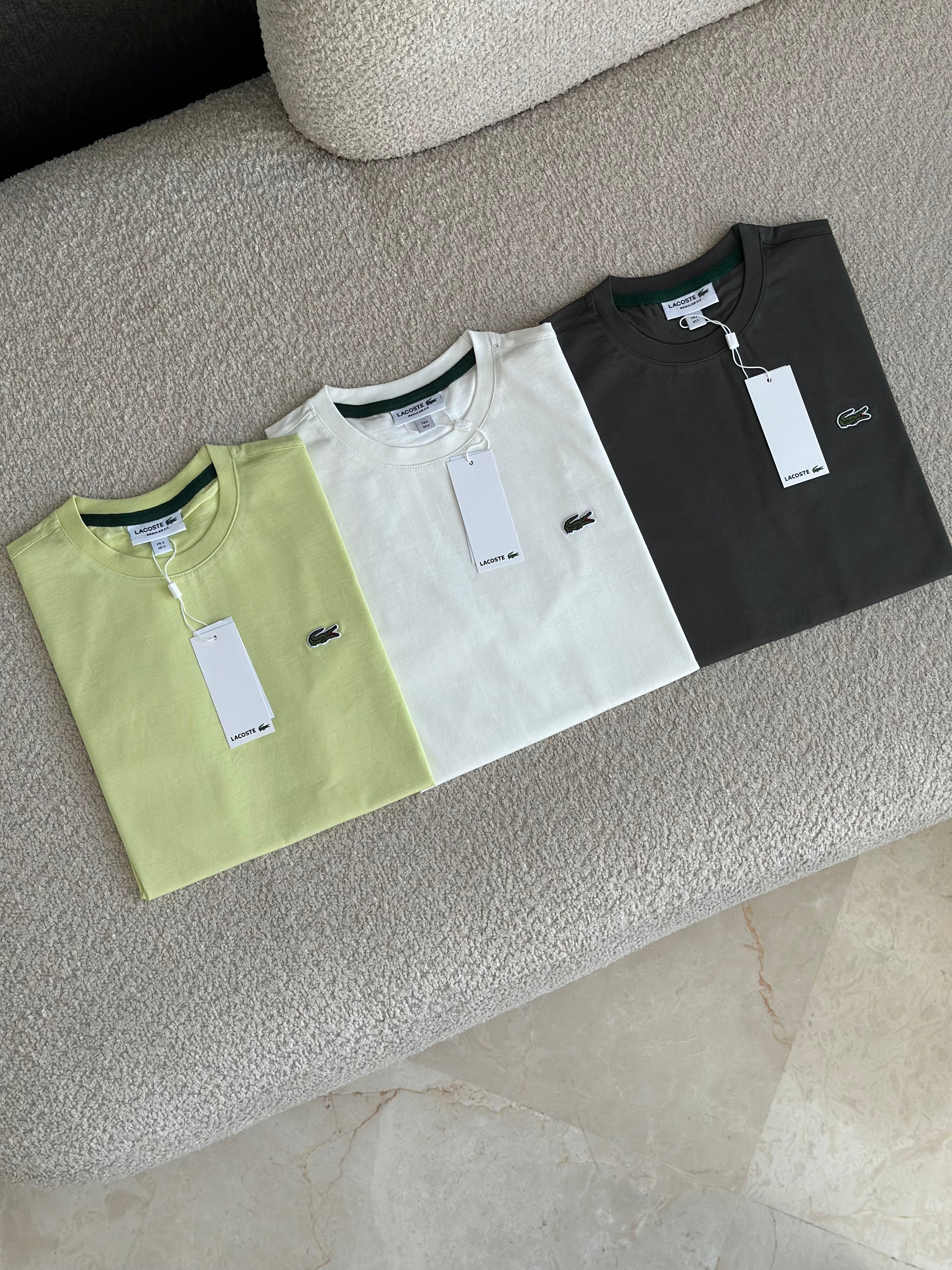 T-shirt Lacoste 100% coton Hommes