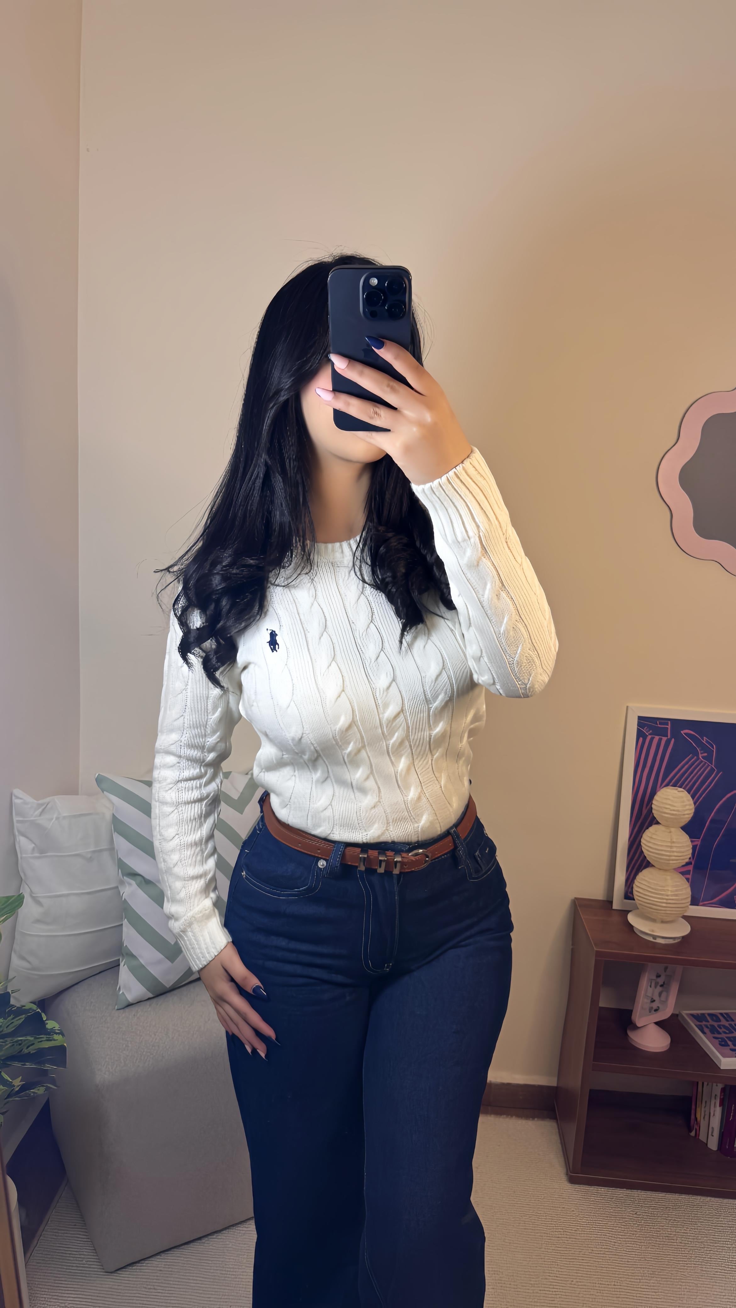 Pull Col Rond Ralph Lauren Femmes