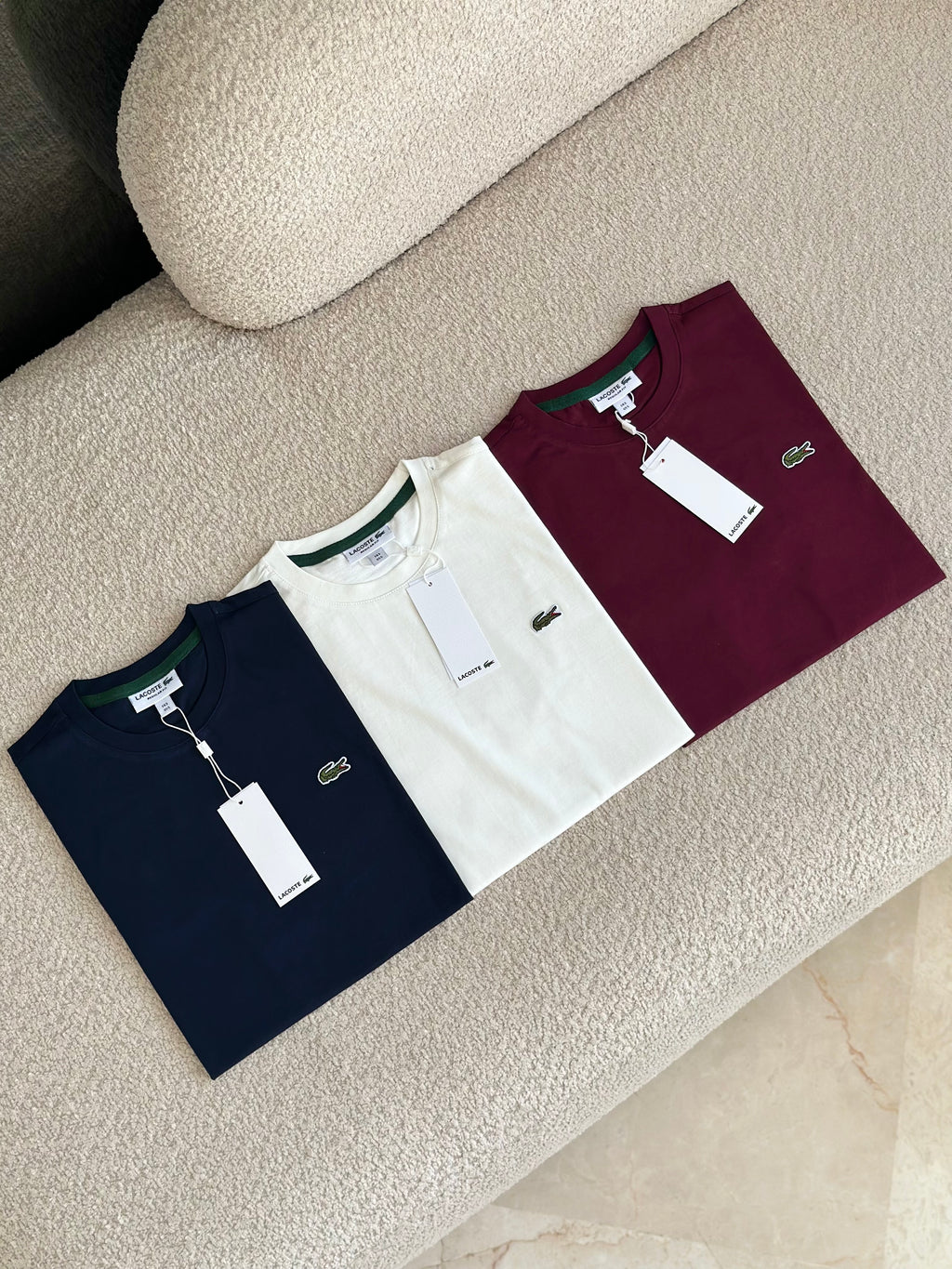 T-shirt Lacoste 100% coton Hommes