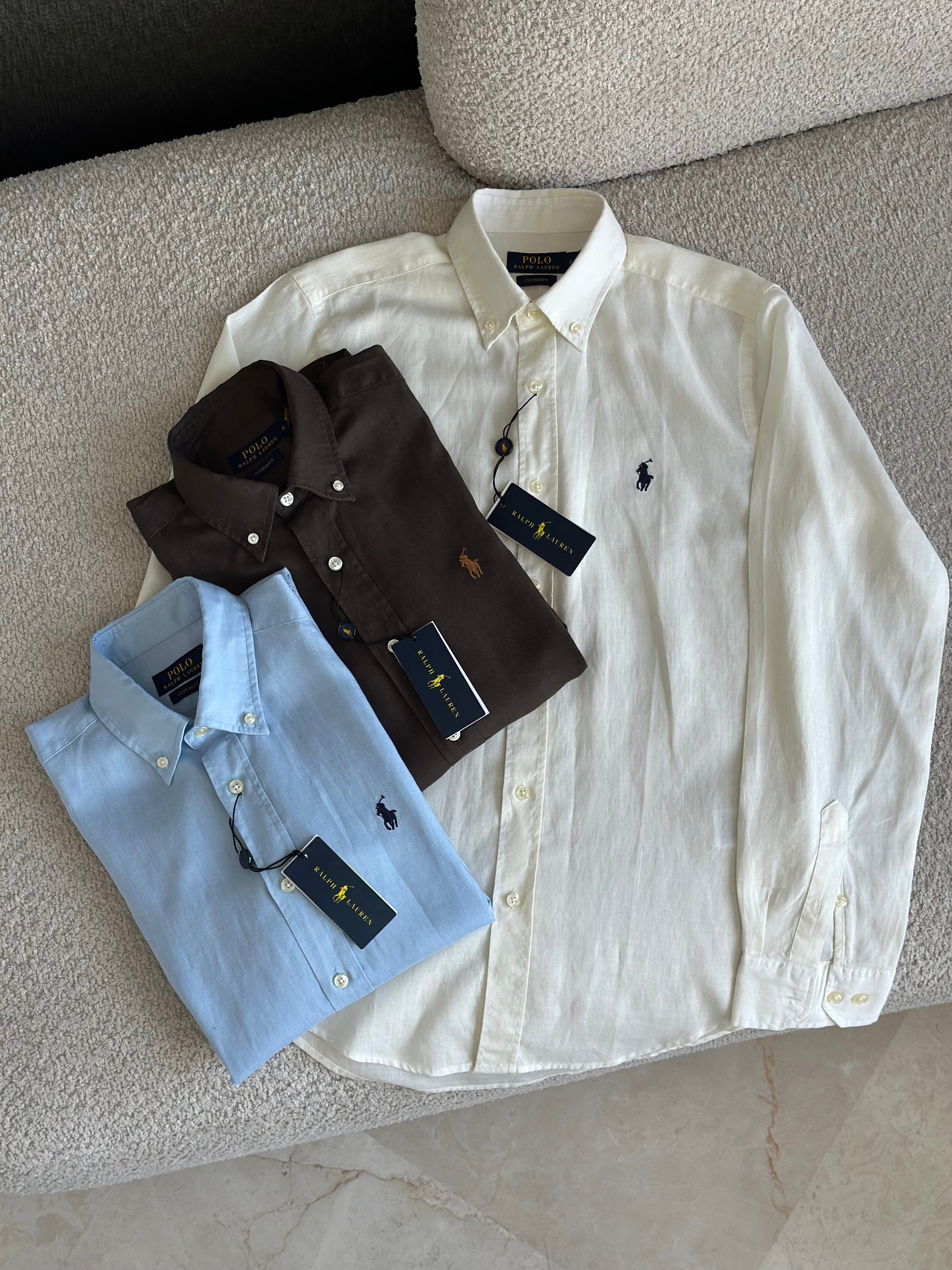 Chemise Ralph Lauren en 100% Lin Hommes