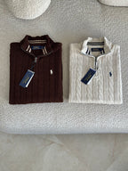 Pull Demi-Zippé Ralph Lauren pour Homme