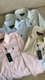 Chemise Oxford rayée Ralph Lauren pour femmes