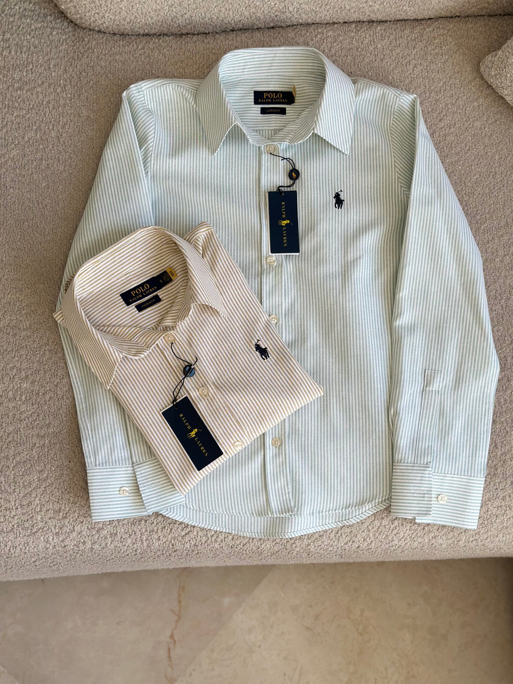 Chemise Oxford rayée Ralph Lauren pour femmes