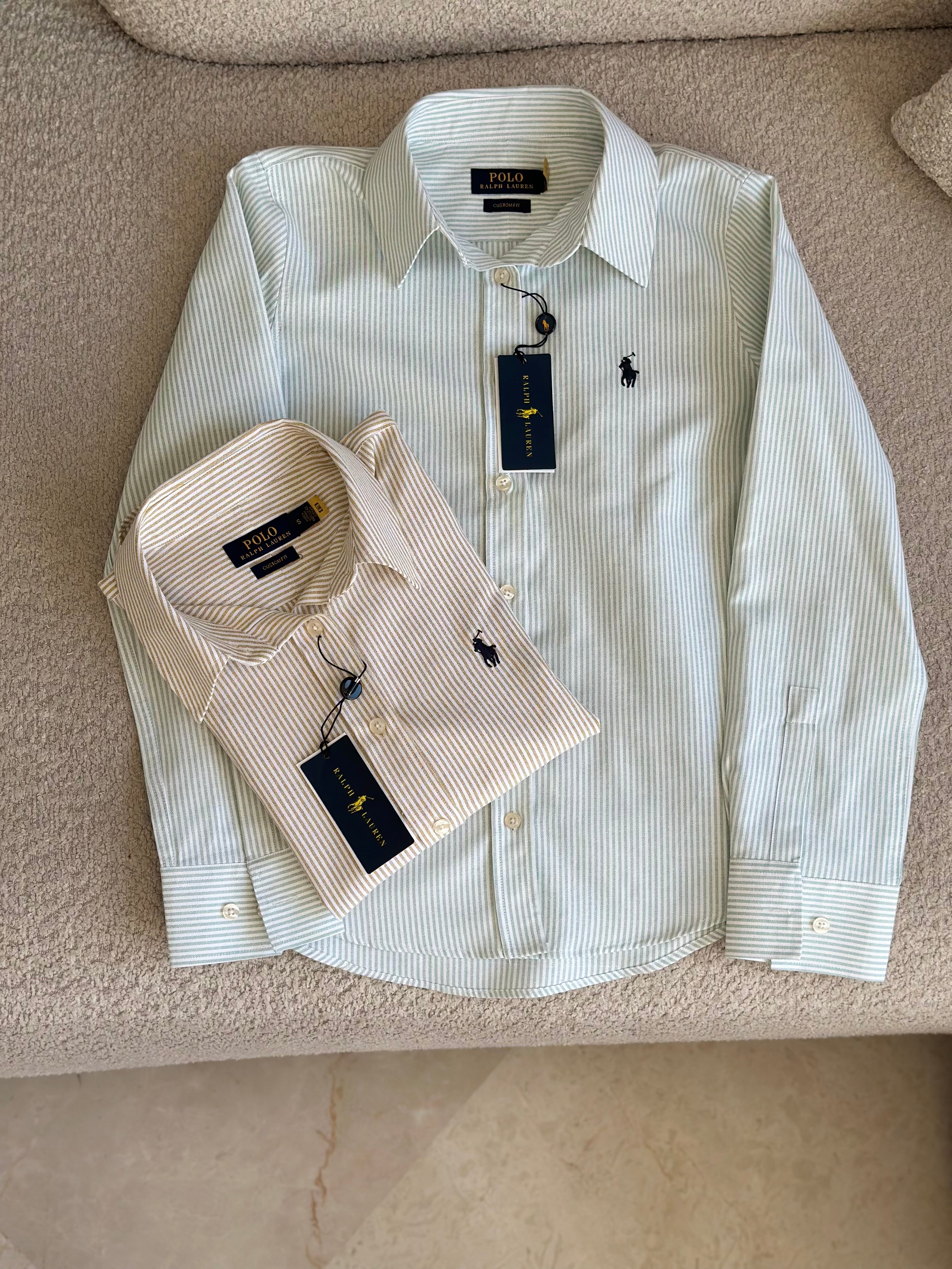 Chemise Oxford rayée Ralph Lauren pour femmes